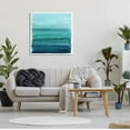 thumbnail image 2 of Stupell Industries Gradient Turquoise Brushed Composition Graphic Art Gallery Wrapped Canvas Print Wall Art, Design by Allie Corbin, 2 of 7