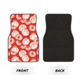 thumbnail image 2 of Wukai Tomatoes Front Car Floor Mats Four-Piece Set Front & Rear Universal Car Floor Mats for SUVs, Trucks, Sedans, 2 of 7