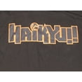 thumbnail image 5 of Mens Haiyuu!! Anime Cartoon Logo Text Black Graphic Print Hooded Sweatshirt - XXL, 5 of 6