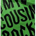 thumbnail image 5 of My Cousin Rocks Family Musician Toddler Boy Girl T Shirt Infant Toddler Brisco Brands 6M, 5 of 6