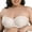 Beige Womens Bras Clearance, variant on Plus Size Womens Bras,Full Figure Bras for Big Busted Women Padded Balconette Casual Solid Color Detachable Straps Cami Breathable Everyday Bras