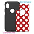 thumbnail image 2 of DistinctInk Custom SKIN / DECAL compatible with OtterBox Commuter for iPhone XS MAX (6.5" Screen) - White & Red Polka Dots, 2 of 5