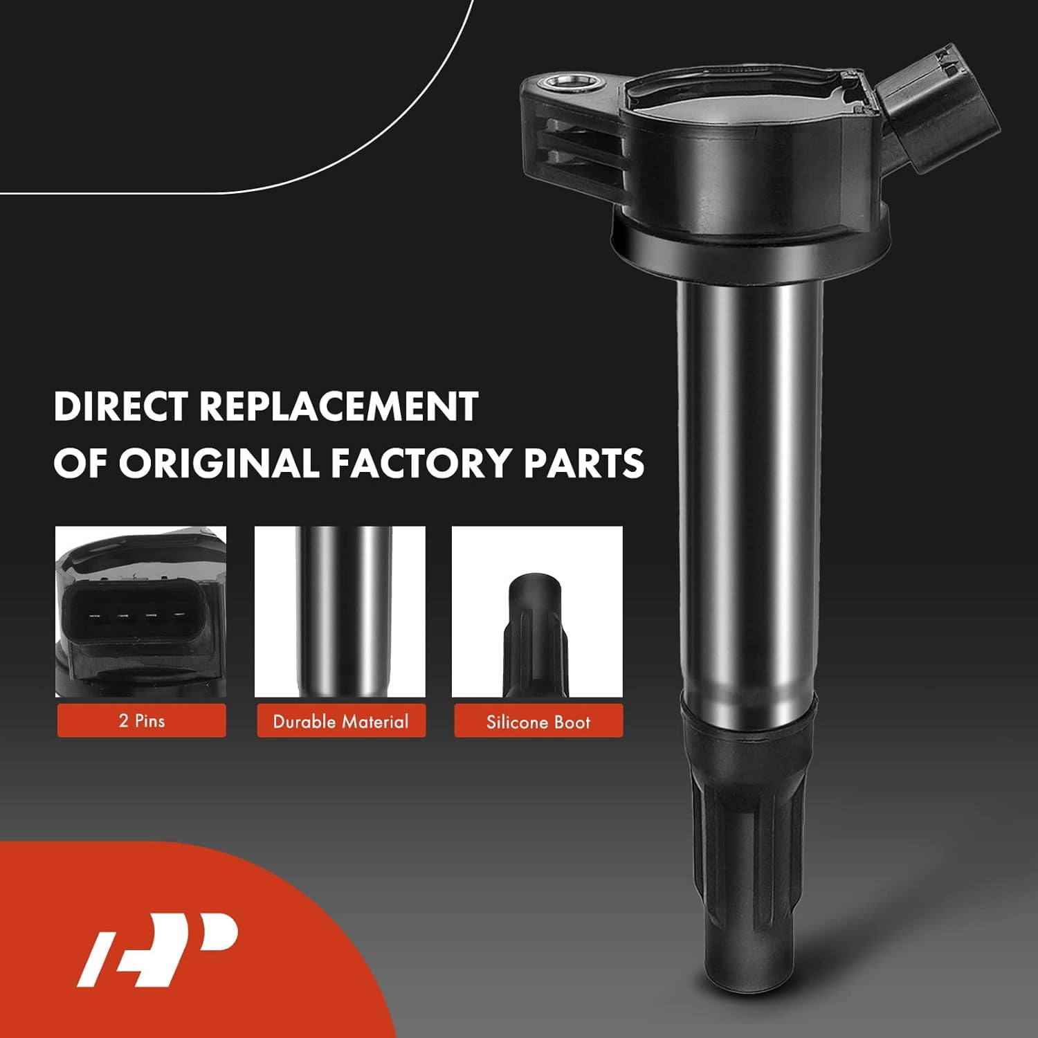 A-Premium Set of 6 Ignition Coil Pack and Iridium Spark Plugs Compatible with Toyota Camry 2010-2017, Tundra 2013-2014, Highlander 2009-2016, V6 3.5L 4.0L