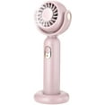 thumbnail image 1 of Mini Portable Fan, Handheld Fan Strong Winds 3 Speeds, Desk Fan With Base Small Usb Rechargeable Fan, 1 of 5