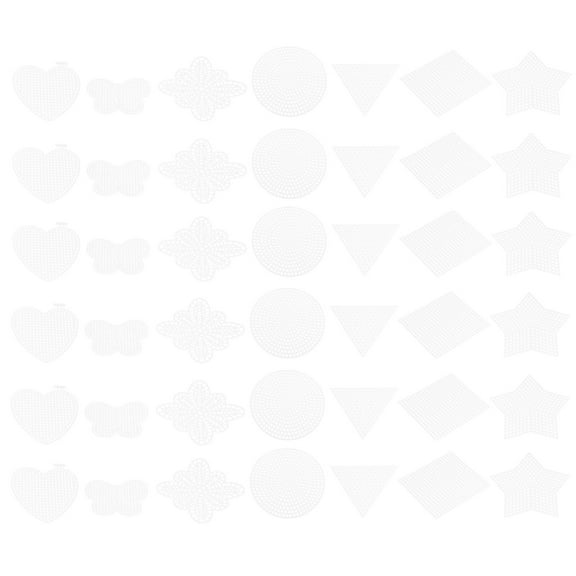 Raindrops  70 Pcs Cross Stitch Mesh Plastic Canvas Sheets Embroidery Craft Supplies