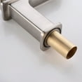 thumbnail image 4 of Topcraft Brushed nickel  One-Handle Single Hole Modern Bathroom Sink Faucet, 4 of 4