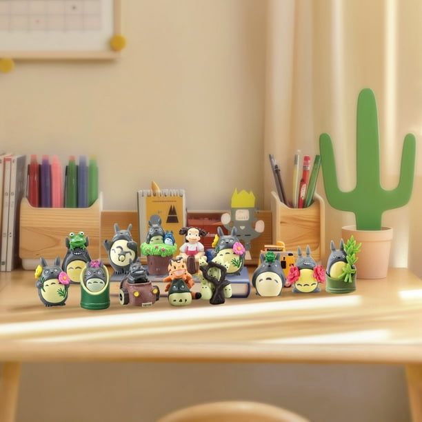 My Neighbor Totoro Figure 10PCS Mini Resin Japanese Anime Totoro