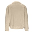 thumbnail image 3 of ZUKMRJPC Mens Quarter Zip Fleece Sweatshirt Long Sleeve Loose Fit Solid Color Fluffy Pullover Sweatshirt Fall Winter Warm Tops with Kangaroo Pocket, 3 of 6