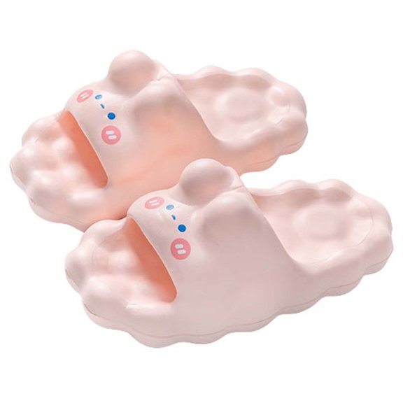 Cloud Slippers For Women and Men,Comfort Lightweight Soft Cartoon Pillow Slippers Quick Drying Bathroom Shower Slides Open Toe Slide Sandals