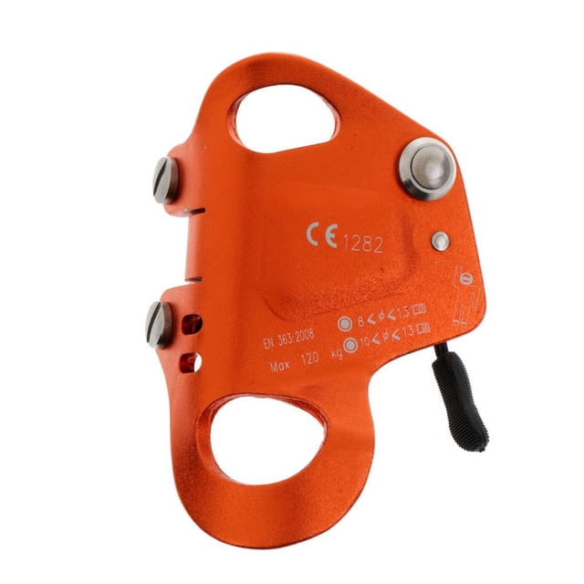 Eigraketly Dispositivo de ascenso de pecho al aire libre Cuerda de escalada en roca profesional Equipo ascendente Arborista Supervivencia carpas Naranja
