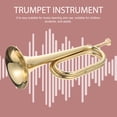 thumbnail image 2 of TEHAUX Golden Bugle Copper Wind Instrument Music Learning 1Set, 2 of 7