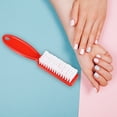 thumbnail image 3 of Unique Bargains 6 Pcs Fingernail Cleaner Nail Brush Fingernail Cleaning Tools Manicure Brush with Plastic Handle Red, 3 of 8