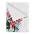 thumbnail image 2 of Valentines Day Soft Flannel Fleece Throw Blanket, Be My Valentine Little Baby Kitten with Garden Flowers Print, Cozy Plush for Indoor and Outdoor Use, 50" x 60", Multicolor, by Ambesonne, 2 of 5