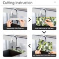 thumbnail image 5 of Yayeee Faucet Mat for Kitchen Sink 14.7" Diatomite Long Splash Guard Pad, Gray Floral, 5 of 7
