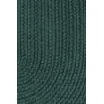 thumbnail image 2 of Indoor/Outdoor Solid Green Area Rug, Braided Textured Design, 4Ft. X 6Ft. Oval Reversible Carpet, 2 of 2
