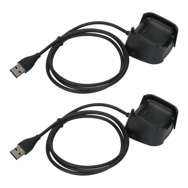 USB Charger Dock, Over Voltage Protection Smart Watch Charger Black Effective Charging For Versa 2