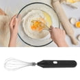 thumbnail image 4 of Batidor de Huevos Eléctrico Portátil, Espumador de Leche Recargable Por USB, Mezclador de Bebidas de Acero inoxidable Con 3 Velocidadas, Mezclador de Mano Inalmbrico para, 4 of 7