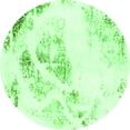thumbnail image 1 of Ahgly Company Indoor Round Abstract Green Modern Area Rugs, 6' Round, 1 of 4