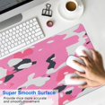 thumbnail image 4 of Pink Camouflage&nbsp;mousepad Gamingwaterproofno Slip&nbsp;for Office Home Work Gaminggaming Mouse PadRubber Base Mousepad with Stitched Edges 31.5x11.8inches, 4 of 7