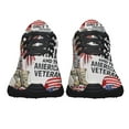 thumbnail image 5 of Only Jesus ChriStand American flag Veteran Can Die For You US Veteran Shoes Sneakers Black Size 8, 5 of 7