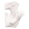 thumbnail image 2 of Organizador de joyas, collares, busto, cabeza, torres, maniquí, colgante, juego de exhibición de pulgadas Un blanco, 2 of 5