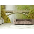 thumbnail image 2 of Dundee Deco's Modern Grey Green Multnomah Falls Wall Mural, 142 in X 106 in (108 sq ft.), 2 of 3