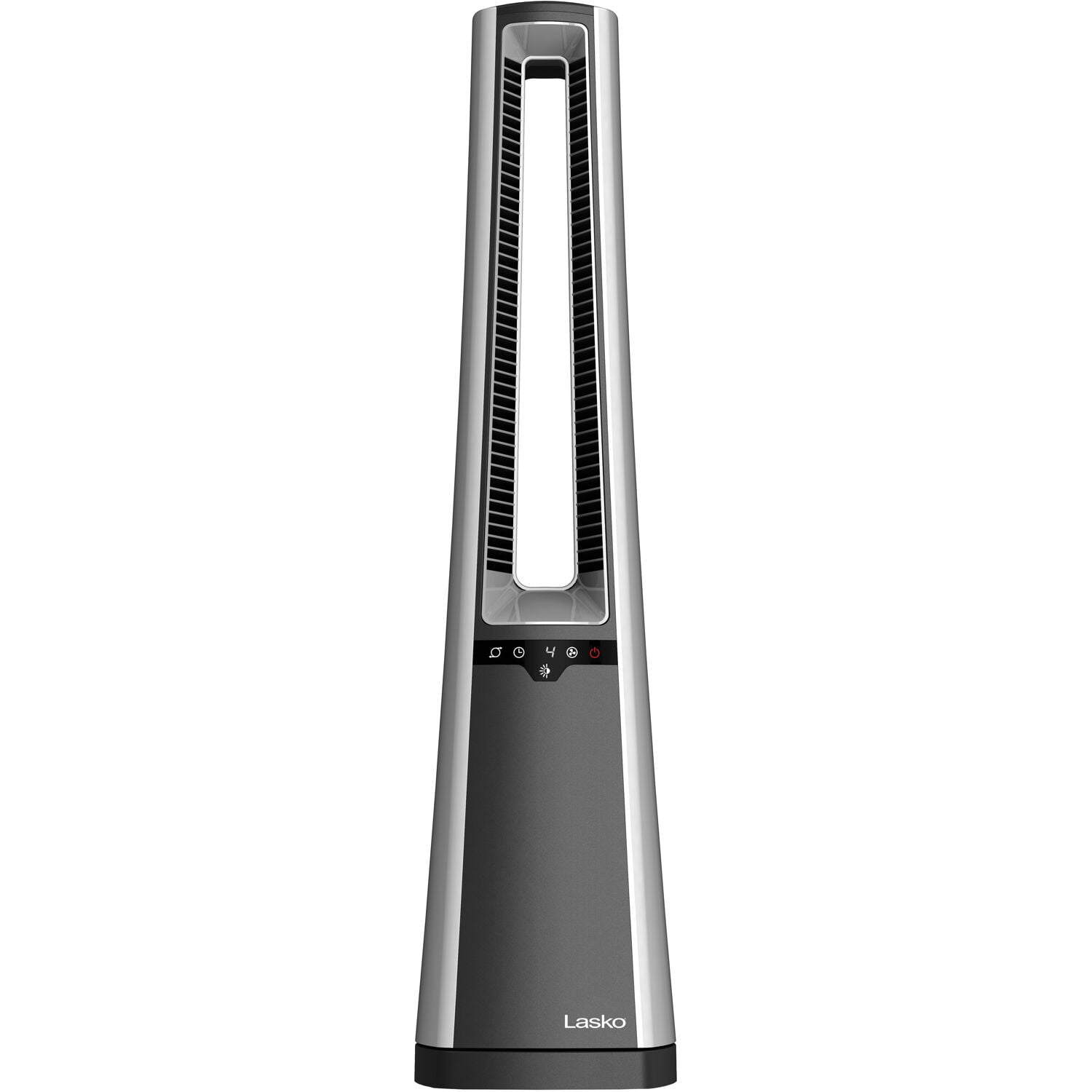 Lasko 4-Speed Oscillating Bladeless Tower Fan with Remote Control, AC615,  Gray - Walmart.com