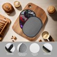 thumbnail image 4 of Pofeuu Artistic Skull Print Silicone Pot Mat Mitten With Hanging Loop Heat Resistant Oven Mitts Non-Slip Bbq Baking Smoking Potholders, 4 of 7