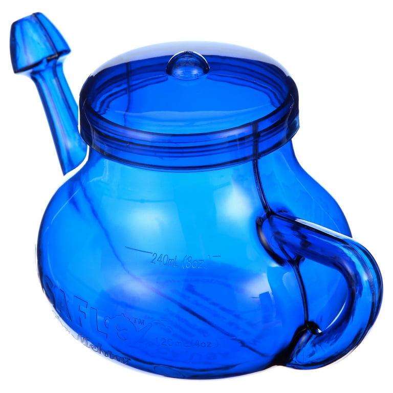 ANCIENT IMPEX Travel Neti Pot - Plastic Nasal Cleansing Pot For Sinus Relief & Allergy Care