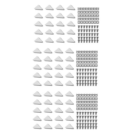 

60Pcs Corner Bracket 120Pcs x 10mm T-Slot Nuts 120Pcs M5X10mm Hex Socket Cap Screw Bolt