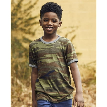 Alternative - New NIB - Girls - Youth Vintage Jersey Keeper Ringer Tee