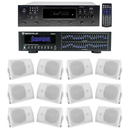 Technical Pro 6000w 6-Zone Home Theater Bluetooth Receiver+12) 5.25  Speakers+EQ price history on PriceWatchPro