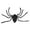 501_B, variant on Hxoliqit,Farmhouse Wreath 50/100pcs Horror Black S-pider Haunted House Spider W-eb Bar Party Decoration