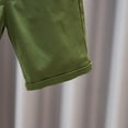 thumbnail image 5 of Bovxnpu Toddler Boys Girls Shorts, Boys Cotton Casual Cargo Shorts, Toddler Kids Boy Fashion Cute Solid Color Casual School Uniform Suit Shorts Cargo Pants 18 Months, 5 of 5