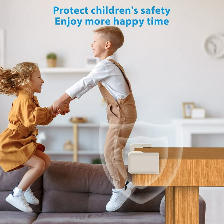 12X Corner Cushion Child Protector Guard Glass Edge Cover Black