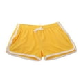 thumbnail image 1 of Men‘s Ranger Panty Running Short Fitted Shorts Bodybuilding Quick Dry Gym Running Tight Lifting Shorts Black Yellow XXL, 1 of 6