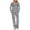 Navy, variant on Nrmvnmi Pajamas Sets For Women Graphic Prints Sleepwear Sets Fold Crew Neck Long Sleeved Pullover Tops And Elastic Waist Long Pants With Pocket Comfortable Fall Loungewear Sets