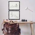 thumbnail image 3 of Stupell Industries Pencil Sketch Rabbit Jumping Animals Drawing Black Floater Framed Canvas Art Print Wall Art, 21 x 17, Set of 2, 3 of 10