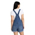 thumbnail image 2 of No Boundaries Denim Shortalls, 3" Inseam, Women's Sizes XXS-XXL, 2 of 4