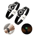 thumbnail image 2 of "2pz Pulseras Para Parejas De Sol Y Luna Brilla Oscuridad Belug Negro/blanco ", 2 of 5