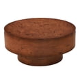 thumbnail image 3 of Christopher Knight Home 31.5" Round Coffee Table with Thick Top, Pedestal Base, Walnut, 3 of 9
