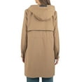 thumbnail image 6 of Alpine Swiss Womens Hooded Rain Jacket Long Raincoat Trench Coat Windbreaker, 6 of 6