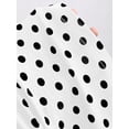 thumbnail image 5 of Black & White Polka Dot Sexy Casual Backless Sleeveless Spaghetti Strap Dress for Women Spring Summer, 5 of 10