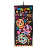 Fabric Door Banner, Recuerdame, Multicolor, 13.75" x 29.5", Halloween by Way To Celebrate