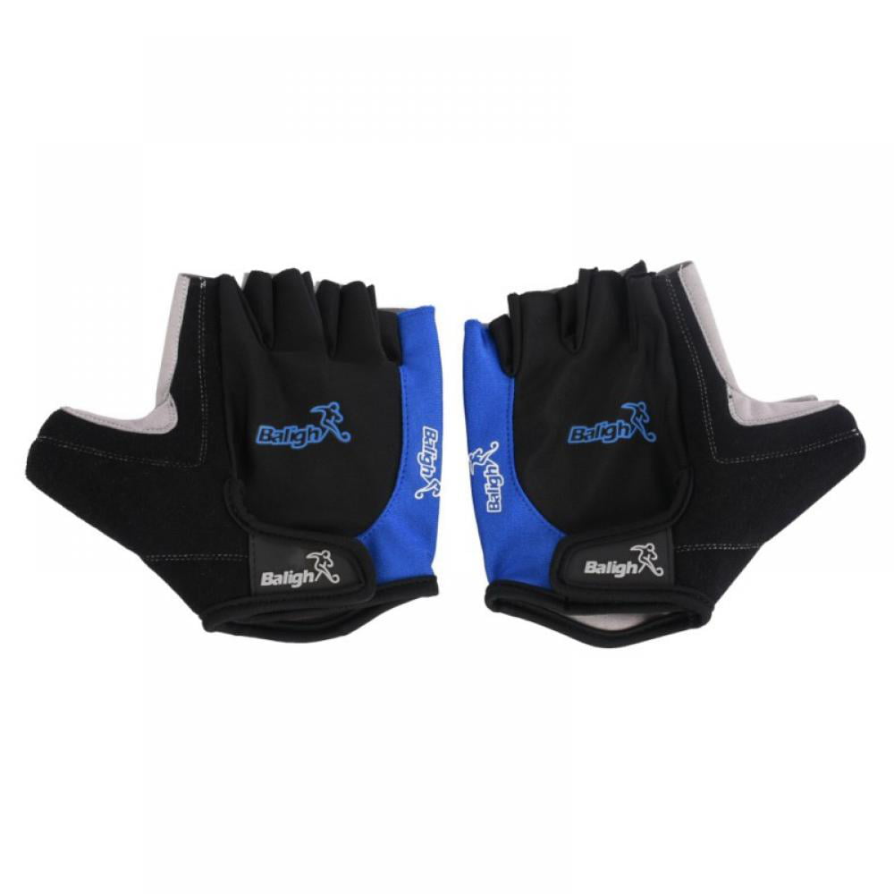 Outdoor Sports Runnning Gloves Cycling Bike Motorcycle Half Finger Short Glove 