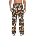 thumbnail image 2 of Men's Pajama Bottoms Many Dogs Men's Cotton Pajama Pants Men's Loose Printed Pajama Pants Casual Pants with Pockets, 2 of 6