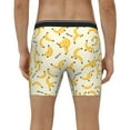 thumbnail image 4 of Rateoe Banana Print Men’s Underwear Boxer Briefs Soft Comfortable Underwear Boxer Briefs, Long Leg Briefs,Anti-chafing Boxer Briefs, 4 of 7
