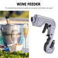 thumbnail image 4 of Dispensador de comedero de vino Pistola rociadora de champán Bebedero de chorro de cerveza invertido (Plata) Likrtyny Para estrenar, 4 of 9
