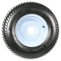 eCustomrim Trailer Tire Rim 20.5 x 8 x 10 205/65-10 20.5x8.0-10 Load C 4 Lug Wheel White