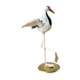 thumbnail image 2 of Crane Bird Statues Outdoor Figurines Sculpture Resin Ironwork for Courtyard Landscape Pond Decoration Yard, 2 of 8